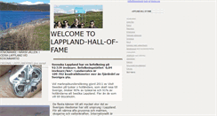 Desktop Screenshot of lappland-hall-of-fame.se